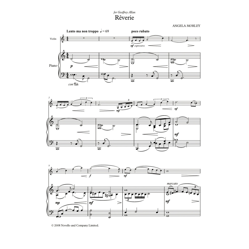 Reverie (score and parts)